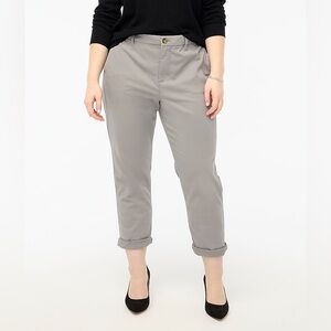 555 NWT ad156 j crew High-rise girlfriend chino pant plus size 22
